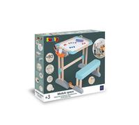 Pupitre Smoby en bois et plastique transformable en tableau double face