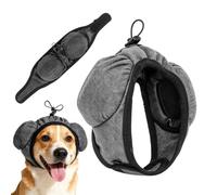 Puppy Ear Muffs - Dog Ear Protection, Noise Cancelling Warm Protector, Blac | Thunder , Winter Hearing Guard, Concert Noise Reduction, Portable Travel Accessory, Durable Cotton Fleece Mater