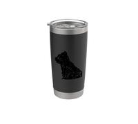 Puppy - Hommage au Terrier Gobelet isotherme en acier inoxydable double paroi