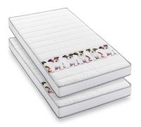 Puppy Love - Lot de 2 matelas mousse 90x190. Soutien Mi-ferme. Épaisseur 10cm - Fabriqué en Belgique