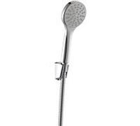 Ensemble de bain Fukana pure 5512350 chromé , douchette, pommeau de douche, Halter et flexible
