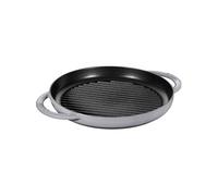 Pure Gril 26 cm, Rond(e), Gris graphite, Fonte