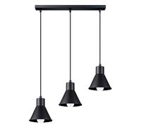 Pure lume lustre plafond Musaro - Noir