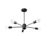 Pure lume lustre plafond Tembo - Noir