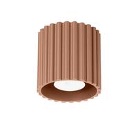 Pure lume spot GU10 rond aluminium - Marron