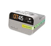 Pure Moment Charge - Réveil sans Fil, Dab+/FM, Bluetooth, Sons naturels, Bruit Blanc, Wake-up Light - Parfait pour Chambre et Bureau, Couleur Blanc