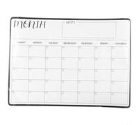 PureBowlic Autocollant mural effaçable pour réfrigérateur - Tableau blanc - Format A3 - Tableau magnétique en PET pour la maison et le bureau - 29,7 x 42 cm