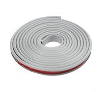 PureBowlic Bande d'étanchéité autocollante en PVC pour meubles - Bande d'étanchéité flexible - Facile à décoller et à appliquer - Blanc ou gris - Longueur 4/5 m (G)