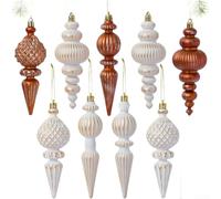 PureBowlic Boule de Noël Rétro Noire 17cm Décoration pour suspension Boule | Style rétro charmant, finition noire mate, pour idéal pour sapin, fenêtre, ambiance festive traditionnelle