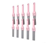 PureBowlic Brosse de nettoyage pour toilettes en porcelaine ponce naturelle | Design flottant, s'adapte aux toilettes pour les contours, atteint les angles morts, élimine la crasse