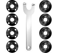 PureBowlic Clé à plaque de pression pour meuleuse d'angle 5/8-11 avec jeu d'écrous à bride, pour modèles 9029 9069 9016DB, kit d'outils de contre-écrou en acier au carbone pour tâches de meulage (B)