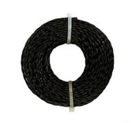 PureBowlic Corde de tondeuse en spirale noire de 0,2 cm pour ECHO SRM230 FS55R pour troy-bilt TB22 remplace 330095073 Corde de gazon en nylon ABS robuste pour mauvaises herbes moyennes et épaisses