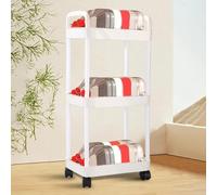 PureBowlic Étagère de rangement coulissante en plastique pour cuisine, côté réfrigérateur, salle de bain ou casier, étagère Ble pour assaisonnements et collations, solution gain de place (1)