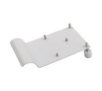 PureBowlic Eufy Support de panneau solaire pour sécurité Solocam S340 E30 4G LTE S330 Support photovoltaïque mural extérieur avec base à vis résistant aux intempéries Blanc 10 x 9 x 5 cm