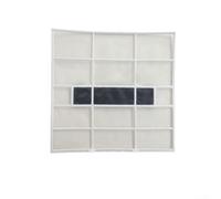 PureBowlic Filtre anti-poussière pour climatiseur intérieur 1P/1,5 HP, écran de sortie d'air à suspendre, facile à installer en plastique pour systèmes de refroidissement domestiques (32,3 x 31,8)