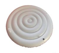 PureBowlic Housse de spa gonflable ronde ou carrée, couverture isolante en PVC pour l'extérieur, protection imperméable et résistante aux UV, protection contre la poussière, rétention thermique de la