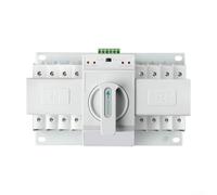 PureBowlic Interrupteur de transfert automatique 4P 63 A de qualité CB, double alimentation puissante pour un usage domestique commercial, pour certifié CE CCC, boîtier en plastique blanc