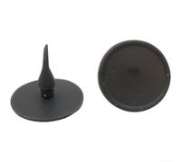 PureBowlic Joint de soupape d'échappement en silice pour cuiseur à riz, tampon en caoutchouc standard de 16 mm pour fonction silencieuse, bague d'étanchéité noire de 1,2 mm d'épaisseur pour un
