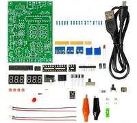 PureBowlic Kit de générateur de signal PWM à monter soi-même avec voltmètre 0-30 V 0-2 A, capteur de température 0-100 °C, détecteur de niveau logique pour les tests électroniques et l'éducation (kit)