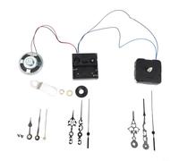 PureBowlic Kit de réparation de mouvement d'horloge avec aiguilles et klaxon, tige de 13 mm et 17 mm, 4 modes de carillon, y compris la Vierge Marie de Westminster, pièces en plastique pour horloge