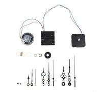 PureBowlic Kit de réparation de mouvement d'horloge avec aiguilles et klaxon, tige de 13 mm et 17 mm, 4 modes de carillon, y compris la Vierge Marie de Westminster, pièces en plastique pour horloge