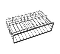 PureBowlic Lot de 2 organiseurs muraux en métal pour porte d'armoire de cuisine, bouteilles d'épices et essentiels de salle de bain, étagère non perforée, blanc/noir (2)