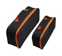 PureBowlic Lot de 2 sacs de rangement pour outils de voiture en tissu Oxford pour pompe à vide automatique et accessoires, étui portable en polyester PVC avec fentes dédiées (transport à une main)