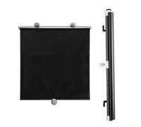 PureBowlic Lot de 3 stores rétractables à ventouse sans perçage - Pour fenêtre de maison, bureau, voiture - Facile à installer sans perçage - 125 x 45 cm