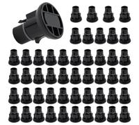 PureBowlic Lot de 50 embouts IP68 pour connecteur Betteri/BC01/femelle, capuchon de fermeture à 3 conducteurs pour onduleur solaire Schuko, couvercle anti-poussière noir étanche pour câble Hoymiles