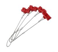 PureBowlic Lot de 8 cache-poussière rouges pour connecteur 50 A, capuchons de protection en plastique dur pour caravane, batterie EV, alimentation UPS - Protège les contacts de la saleté et de
