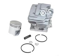 PureBowlic MS241C Kit cylindre de tronçonneuse en aluminium résistant à | Construction en aluminium, résistante à l'usure, poids de 500 g, pour la série MS241, longévité garantie