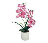PureBowlic Orchidée artificielle réaliste phalaenopsis | Vase artificiel réaliste Phalaenopsis pour arrangement de fête de mariage Centre de table Faux taille 40 cm 1 pièce