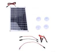 PureBowlic Panneau solaire monoline 60 W avec connecteur SA, kit extérieur étanche pour camping-car, bateau, pour caravane, ferme et lampadaire, installation facile