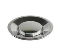 PureBowlic Passoire de vidange d'évier de cuisine en acier inoxydable 145 mm avec couvercle pour déchets de plomberie domestique facile à nettoyer Argenté