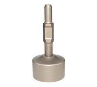PureBowlic Pilote de tige de terre à tige de 65 A, pour marteau électrique, tête de marteau d'empilage en alliage d'acier 40CR, embout de pilote de poteau de clôture à installation rapide pour mise à