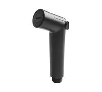 PureBowlic Pulvérisateur de bidet portable noir avec pression réglable, pommeau de douche Shattaf étanche pour le nettoyage des toilettes, couches en tissu et lavage de voiture, installation facile