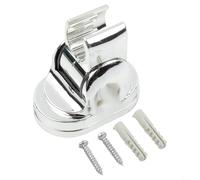 PureBowlic Support mural réglable pour pommeau de douche //Chrome ABS Base de pulvérisateur à main avec fixations pour/salle de bain///Angle haut et bas, 7 x 7 x 4,5 cm//