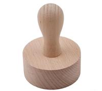 PureBowlic Tarte à gâteau non ronde, en alliage d'aluminium trempé avec base en bois, 8 cm, moule de cuisson à faire soi-même pour fromage, pain, œufs, tartelettes, four, micro-ondes, outil de cuisine