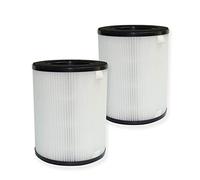 PUREBURG AP-T20FL Lot de 2 filtres de rechange compatibles avec les purificateurs d'air HoMedics AP-T22, AP-T20 et AP-T20WT TotalClean Tower, H13 HEPA et filtre multicouche au charbon actif