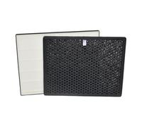 PUREBURG Kit de filtres de rechange compatibles avec le purificateur d'air de table IKEA STARKVIND & STARKVIND, filtre à charbon actif H13 HEPA pour éliminer la poussière, les COV et les odeurs