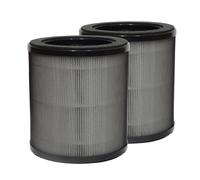 PUREBURG Lot de 2 filtres de rechange compatibles avec le purificateur d'air Coway Airmega 50 H13 HEPA - 3 étapes de filtration - Purification de l'air, de la poussière, des organiques volatils