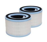 PUREBURG Lot de 2 filtres de rechange compatibles avec le purificateur d'air Levoit SPROUT LAP-B851S-WNA, charbon actif H13 HEPA, filtration en 3 étapes, purificateur d'air, poussière, COV, odeur