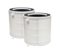 PUREBURG Lot de 2 filtres de rechange compatibles avec le purificateur d'air SwitchBot, filtre HEPA H13 à charbon actif en 3 étapes, filtre pour animaux domestiques, purification de l'air, odeur de