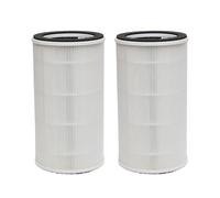 PUREBURG Lot de 2 filtres de rechange compatibles avec les purificateurs d'air Alfda ALR100, FAMTOP FAM-D03, H13 HEPA à 3 niveaux de filtration au charbon actif, 2 en 1 Air Clean Dust VOCs