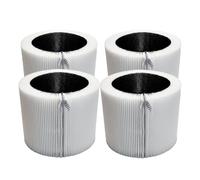 PUREBURG Lot de 4 filtres de rechange compatibles avec purificateur d'air Blueair Mini Restful, H13 True HEPA et filtre à charbon actif 2 en 1 contre la poussière, les COV et les odeurs