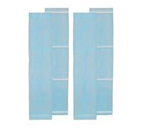 PUREBURG Lot de 4 filtres de rechange MAC-415FT-E compatibles avec climatiseur Mitsubishi MS-A09WA-1 MS-A12WA-1 MFZ-KA, sans cadre, mini unité intérieure divisée, montage mural, posé au sol