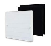 PUREBURG Lot de filtres HEPA de rechange compatibles avec les purificateurs d'air Coway AP-1512HH, AP-1518, AIRMEGA 200M Mighty, remplace la pièce 3304899, H13 pré-filtres à charbon actif Air Clean