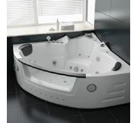 PureHaven Spa 152x152 cm design élégant chauffage luminothérapie système sonore programme de nettoyage système sonore Bluetooth