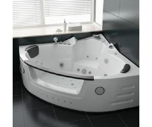 PureHaven Spa 152x152 cm design élégant chauffage luminothérapie système sonore programme de nettoyage système sonore Bluetooth