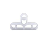 Purekay 200 croisillons de joints en T 10 mm Pour couper les carreaux et compenser les distances Pour Aider à La Pose de Carrelage Outils de Construction de Murs en Céramique